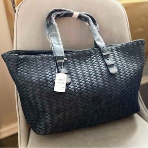 Large Neiman Marcus Woven Tote